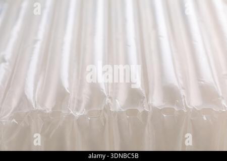 Air buffer packaging as background, closeup view Stock Photo