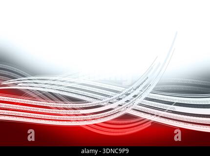 data code flow background Stock Photo