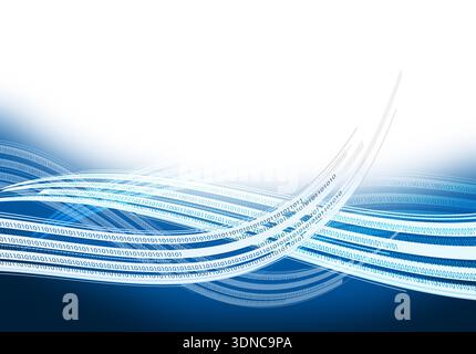data flow background Stock Photo