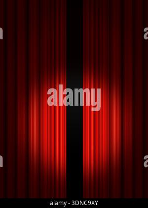 opening stage show Stock Photo