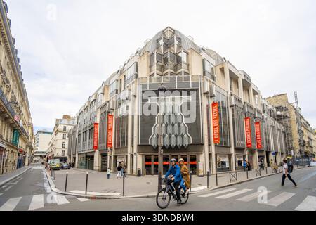 France, Paris, the auction room of the Hotel Drouot Stock Photo