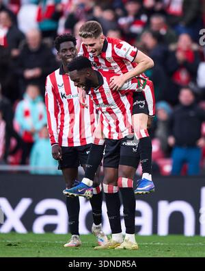 Inaki WILLIAMS of Athletic Bilbao celebrates his goal during the ...