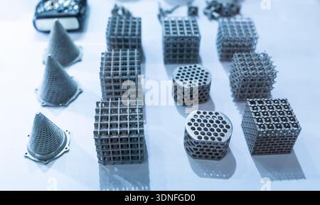 Object printed on metal 3d printer Stock Photo