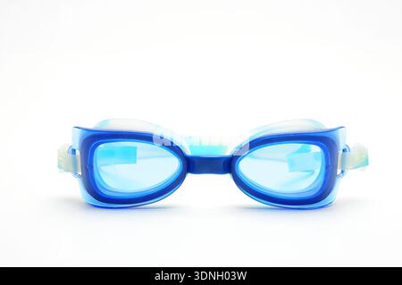 Swimming goggles on an isolated white background Stock Photo