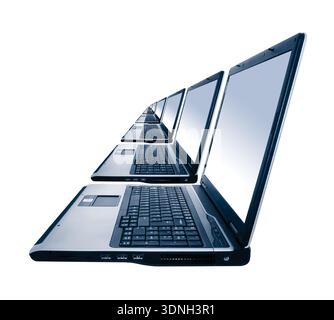 Laptop computers Stock Photo
