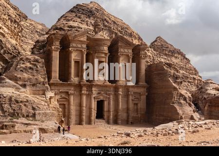 Monastery, Petra, Jordan Stock Photo