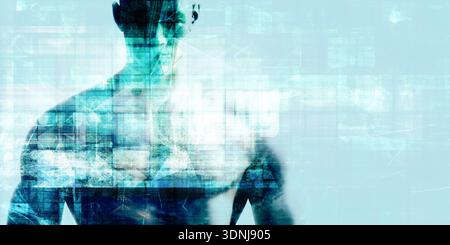 Intelligent Healthcare Technology Empowering Future Medical Science Professionals Stock Photo