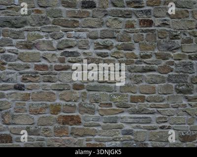 Clean Neutral Stone Facade Background Stock Photo