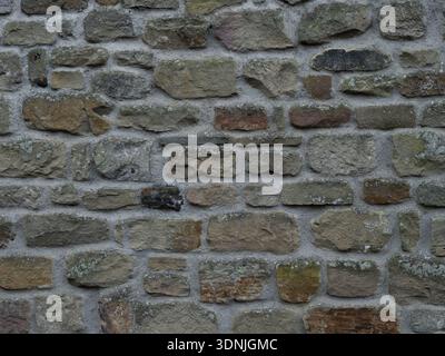 Clean Neutral Stone Facade Background Stock Photo
