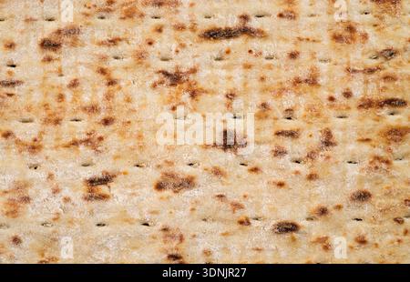 background texture image of the bottom of wheat flatbread Stock Photo