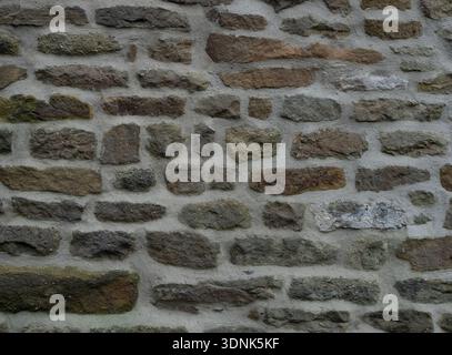 Clean Neutral Stone Facade Background Stock Photo