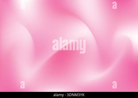 Abstract soft pink gradient flowing background. Pastel pink smooth elegant mesh background. Vector minimal mesh wave gentle rose backdrop. Feminine Stock Vector