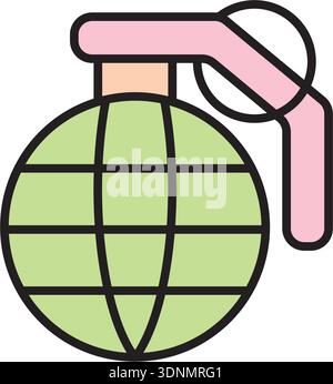 simple bomb icon vector design template Stock Vector Image & Art - Alamy