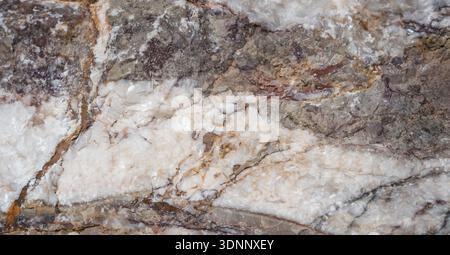 Quartz marble texture with natural veins and cracks Stock Photo