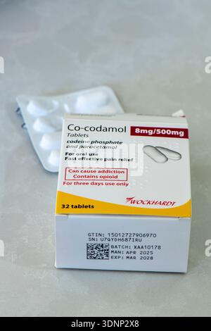 A packet of Codeine Phosphate tablets Stock Photo - Alamy