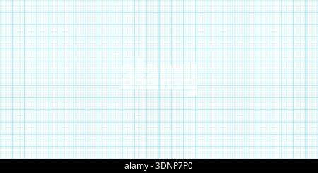 Millimeter graph paper grid. Abstract squared background.  Stock Vector