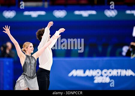 VAL Sofia / KAZIMOV Asaf (ESP) during Figure Skating Ice Dance, Olympic ...