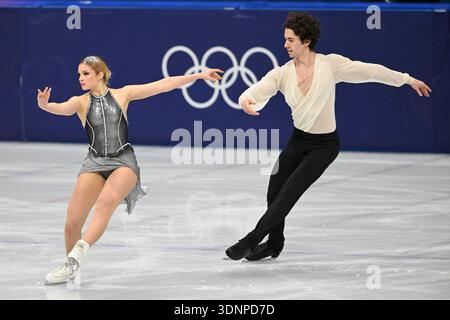 VAL Sofia / KAZIMOV Asaf (ESP) during Figure Skating Ice Dance, Olympic ...