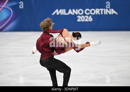 DAVIS Diana / SMOLKIN Gleb (GEO) during Figure Skating Ice Dance