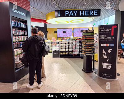 aelia duty free cigarette prices Aelia Duty Free, tax-free retail shop inside an international airport.  Travel retail store selling liquor, tobacco, and beauty products Stock  Photo