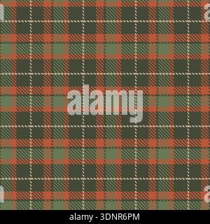Color twill scotland textile seamless pattern. Fabric texture check tartan plaid. Abstract geometric background for cloth, card, fabric. Monochrome Stock Vector