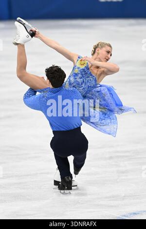 Piper GILLES & Paul POIRIER (CAN), during Ice Dance Free Dance, at the