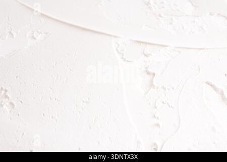White wall with plaster pattern background Stock Photo