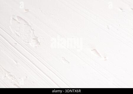 White wall with plaster pattern background Stock Photo