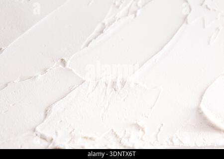 Textured white brick wall, stucco pattern Stock Photo