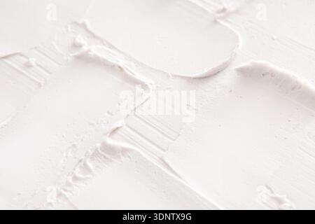 Decorative plaster texture, white relief backdrop Stock Photo