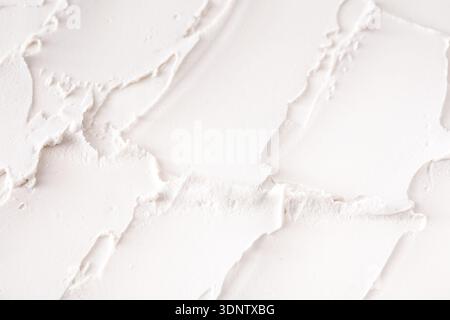 Textured white brick wall, stucco pattern Stock Photo