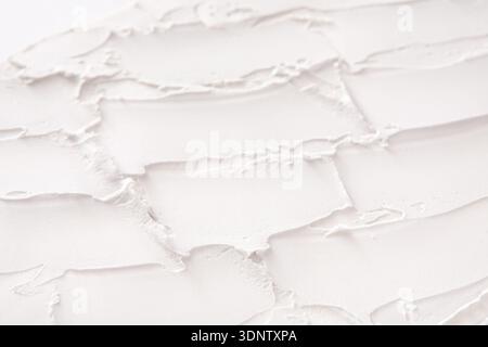 Textured white brick wall, stucco pattern Stock Photo