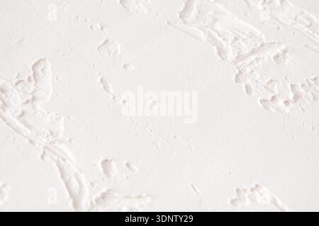 White wall with plaster pattern background Stock Photo