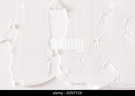 Decorative plaster texture, white relief backdrop Stock Photo