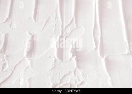 White wall with plaster pattern background Stock Photo