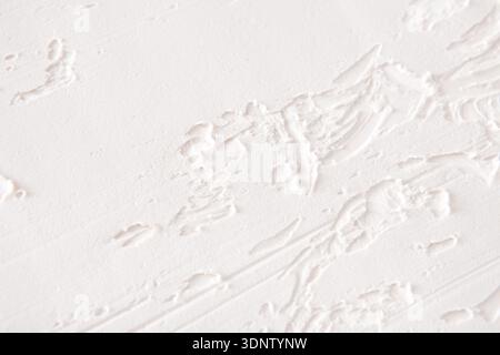 White wall with plaster pattern background Stock Photo