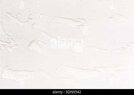 White wall with plaster pattern background Stock Photo