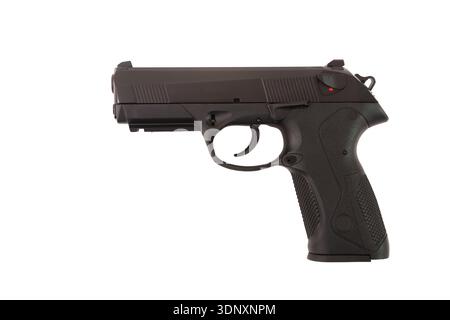 Semi automatic pistol model isolated on white background Stock Photo ...