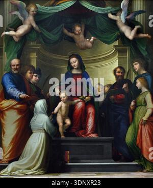 The Mystic Marriage of St Catherine of Siena - by Clemente De Torres ...