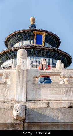 The Hall of Prayer for Good Harvests at the Temple of Heaven is ...