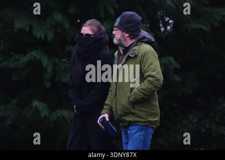 Mitchell Inghaam Former prison officer Ellis Eyles (right) arriving at Durham Crown ...