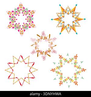 Black sharp star. Aggressive radial burst. Vector rough emblem. Abstract dynamic symbol Stock Vector