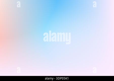 Smooth blend of soft pastel colors creating an abstract gradient background Stock Photo