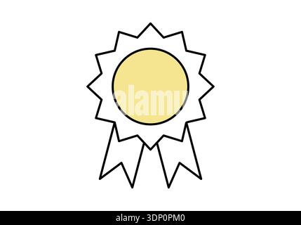 Award business icon, vector illustration. Stock Vector