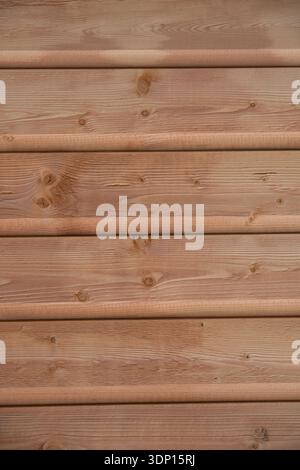 Horizontal light brown wooden planks texture Stock Photo