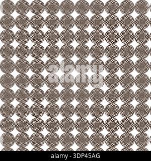 Intricate Brown Circular Pattern Texture Background Stock Vector