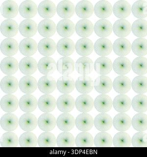 Intricate Green Guilloche Pattern Design Stock Vector