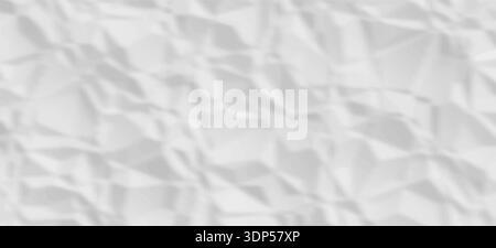 Crumpled paper texture vector background. Stock Vector