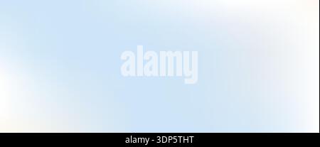 Soft Blue Cream Spring Gradient Background Stock Vector