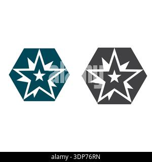 Star logo icon ,illustration design template vector. Pro Vector Stock Vector